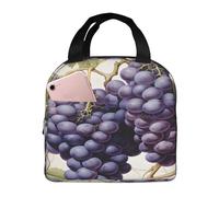 Entemne Borsa termica per il pranzo a prova di perdite, per uomini, donne, bambini, con uva