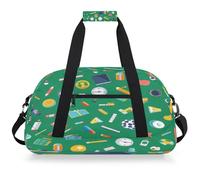 Entemne Borsone per bambini, articoli scolastici, penna orologio, patten, impermeabile, borsa sportiva da palestra, borsone da viaggio leggero per ragazzi e ragazze, borsa da viaggio per la notte