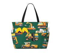 Entemne Grande borsa da spiaggia con cerniera carina arcobaleno dinosauri impermeabile sabbia borsa da spiaggia pieghevole borsa da nuoto per donne viaggio vacanza palestra piscina caravan, Carino