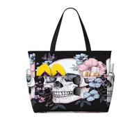 Entemne Grande borsa da spiaggia con cerniera floreale cielo stellato animale gatto impermeabile a prova di sabbia borsa da spiaggia pieghevole borsa da nuoto per donne viaggio vacanza palestra