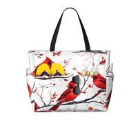 Entemne Grande borsa da spiaggia con cerniera in legno rustico margherite fiori impermeabile sabbia borsa da spiaggia pieghevole borsa da nuoto per donne viaggio vacanza palestra piscina caravan