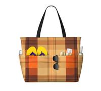 Entemne Grande borsa da spiaggia con cerniera nave, ancora nautica, timone, faro, impermeabile, a prova di sabbia, borsa da spiaggia pieghevole, borsa da nuoto per donne, viaggi, vacanze, palestra
