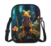 Entemne Piccola borsa a tracolla con animali antichi dinosauri borsa per telefono leggera Water Ressitant piccola borsa a tracolla con 3 tasche e tracolla regolabile per donne uomini uso quotidiano