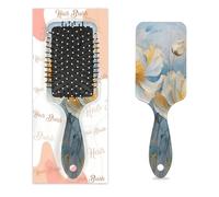 Entemne Spazzola per capelli per donne, uomini, ragazze e ragazzi, con olio di papavero bianco, spazzola per massaggio del cuoio capelluto, pettine a cuscino d'aria, per capelli asciutti e bagnati