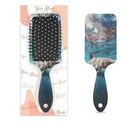 Entemne Spazzola per capelli per donne, uomini, ragazze e ragazzi, con squalo marino, spazzola massaggiante per cuoio capelluto, pettine per capelli asciutti bagnati, districanti, antistatici