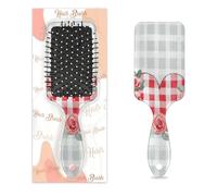 Entemne Spazzola per capelli per donne, uomini, ragazze e ragazzi, motivo floreale con rose, cuori e cuori, spazzola per massaggio del cuoio capelluto, pettine per capelli asciutti bagnati