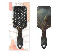 Entemne Spazzola per capelli per donne, uomini, ragazze e ragazzi, Ocean Kraken nautica pirata nave polpo massaggio cuoio capelluto spazzola pettine cuscino d'aria per capelli asciutti bagnati