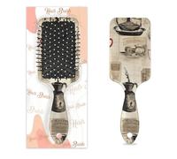 Entemne Spazzola per capelli per donne, uomini, ragazze e ragazzi, vintage, tazza da caffè, macchina per caffè e cuoio capelluto, spazzola massaggiante a cuscino d'aria, pettine per capelli asciutti