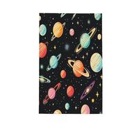Entemne Strofinaccio da cucina con motivo pianeti universo, assorbente, in microfibra, ad asciugatura rapida, per l'inaugurazione della casa, decorazione per la casa, 40,6 x 66,6 cm