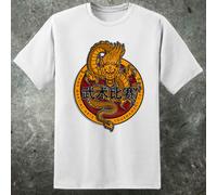 Enter il Drago Bruce Lee Hans Torneo Kung Fu Arti Marziali Arte T Shirt