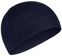 Enter the Complex® Berretto da ciclismo sotto casco, donna e uomo, in cotone, cappello da sonno, cappello da corsa, cappello sottile con teschio, copricapo, blu navy, L/XL