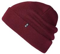 Enter the Complex® Berretto Uomo e Donna, Cappello Invernale, 100% Lana Merino, Cuffia, Unisex, Bordeaux, Taglia Unica