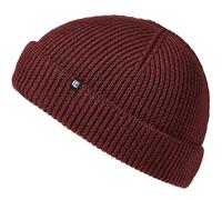 Enter the Complex® Fisherman Beanie, Berretto Uomo e Donna, 100% Lana Merino, a Due Strati, Maroon, Taglia Unica