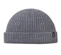 Enter the Complex® Merino Trawler Beanie, 100% lana merino, berretto corto, grigio, grigio., Taglia unica