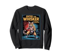 Enter the Whisker Martial Arts Cat Action Poster Parodia Felpa
