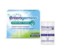 Enterogermina Intestino Pigro 10 Bustine Gusto Frutti di Bosco - Integratore Con Fermenti Lattici, Probiotici E Prebiotici Per La Regolarità Intestinale