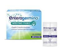 Enterogermina Intestino Pigro, Fermenti LatticiProbiotici, Prebiotici per Adulti - Integratori a base di Probiotici ed Estratti Vegetali per Stitichezza (20 Bustine Gusto Frutti di Bosco)