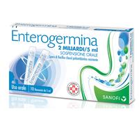 Enterogermina Sospensione Orale 10 Flaconi 2 Miliardi 5 Ml