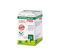 ENTEROLACTIS PLUS 15 CAPSULE - 24 MILIARDI CELLULE VIVE - FERMENTI LATTICI VIVI
