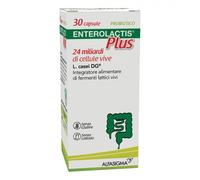 Enterolactis Plus Confezione Europea 30 Capsule - Integratore per Equilibrio della Flora Intestinale