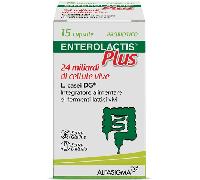 Enterolactis Plus Integratore Fermenti Lattici Vivi e Probiotici 15 Capsule