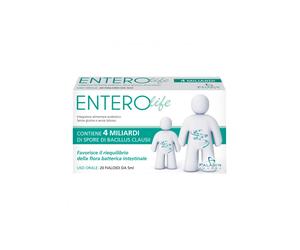 ENTEROLIFE integratore probiotico di spore 4 miliardi 20 flaconi equivalente ad Enterogermina