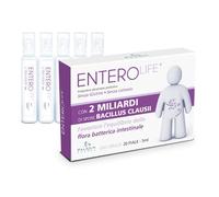 Enterolife Probiotico Bacillus Clausii 2 Miliardi - Integratore Alimentare per l’Equilibrio della Flora Intestinale - 20 Fiale Orali da 5 ml - Senza Glutine e Lattosio