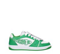 Enterprise Japan Green Leather Low Top Sneakers - EU41/US8