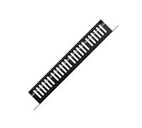 Enterprises 1U Rack Cable Organizers 19" 24 Posizioni 48 Porte In Acciaio Laminato a Freddo Componente di Rete Server Room Cable Organizers Heavy Duty