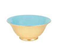 Entertaining with Caspari - Ciotola grande laccata, colore: Blu uovo e oro