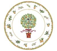 Entertaining with Caspari - Set di 2 piatti per insalata "On The First Day", in totale 16 piatti