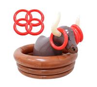 Entertainment Concentration Point: The Bull-shaped Design Transforms This Inflatable Cooler Into A Must-have Interactive Game Prop Creating Unforgettable Moments During Family Entertainment And Friend