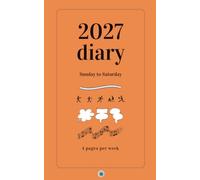 Entertainment themed Sunday to Saturday 2027 Diary: 4 pages per w 5 paperback size
