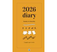 Entertainment themed Sunday to Saturday week-to-view 2026 Diary: 2 pages per week ~ 161 pages ~ A5 paperback size
