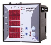 ENTES® EPM-06CS-96 Misuratore da pannello AC-Multimeter tensione corrente frequenza ore di esercizio ore totali