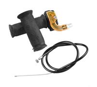 Entgoinggo 1 paio di manopole dell'acceleratore con cavo per 49 CC a 2 tempi per ATV Pocket Dirt Bike Limitable 3 livelli impugnature in gomma per parti e accessori per scooter fuoristrada