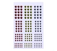 Entgoinggo 183 adesivi 3D olografici per esche da pesca, in resina epossidica, per pesca a mosca e realizzazione di esche artigianali assortite (C)