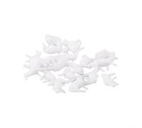 Entgoinggo 18Pcs HO Scala Dipinta Fattoria Pecore Modello Ferroviario Paesaggio Animali Per Bachmann Layout Livestock Figure Sei Stili Decorazione Plastica