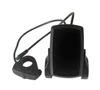 Entgoinggo 80C Display LCD Pannello di Controllo Per Bicicletta Elettrica 36V 48V Digital Meter Speed Monitor Con 5 Modalità Assist Connettore Impermeabile
