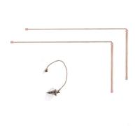 Entgoinggo 99,9% Rod Metal Detector Rod Rivelatore di Rame per l'indagine sulle fonti d'acqua e gli strumenti di caccia al tesoro (B)