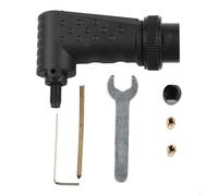 Entgoinggo Attacco ad angolo retto, per utensili rotanti Dremel 90 gradi, kit adattatore convertitore modelli 4000 3000 8200 275 testa ergonomica in metallo, per rettifica e lucidatura