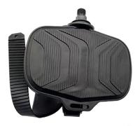 Entgoinggo - Cinghie regolabili in alluminio, per pedali da cyclette, cintura di vestibilità sicura, per spin bike, ciclismo, design ergonomico antiscivolo, per attrezzature cardio domestiche e