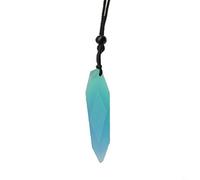 Entgoinggo Ciondolo a forma di stella luminosa, per collana Aurora che si illumina al buio, gioiello alla moda dal design irregolare, per immersioni subacquee, accessori per sport acquatici, blu