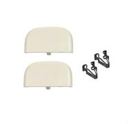 Entgoinggo Clip per aletta parasole per Ford Fusion 2014-2016 DS7Z4273AA DS7Z-9904132-A, accessorio di ricambio, montaggio diretto, accessori interni (beige)