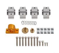 Entgoinggo CNC 3018 Pro X-Axis Kit di aggiornamento per router CNC Set di cuscinetti a movimento lineare con parti di modifica del sedile del dado T8 per una durata della macchina 3018 Pro (3018pro