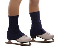 Entgoinggo Copriscarpe per pattini professionali, elastici, per competizioni e allenamenti, protezione contro graffi e abrasioni (blu navy)