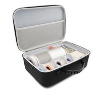 Entgoinggo Custodia da viaggio rigida compatibile con XGIMI MoGo 4 2025, custodia protettiva in EVA per proiettore portatile, organizer antiurto per accessori per proiettori (nero)