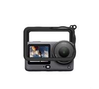 Entgoinggo Custodia protettiva in silicone per Dji per Osmo Action 6 e copriobiettivo, leggera copertura antiurto per fotocamera sportiva, facile accesso a pulsanti e porte