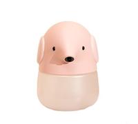 Entgoinggo Dispenser automatico di sapone in schiuma per Samsung Touchless, con timer, ricaricabile, tecnologia a sensore a infrarossi, erogazione uniforme di schiuma in microschiuma (rosa)