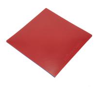 Entgoinggo Foglio di gomma per racchette da ping pong con farfalla, copertura in spugna elastica ad alta rotazione con forte penetrazione appiccicosa per superficie per un controllo completo (rosso)